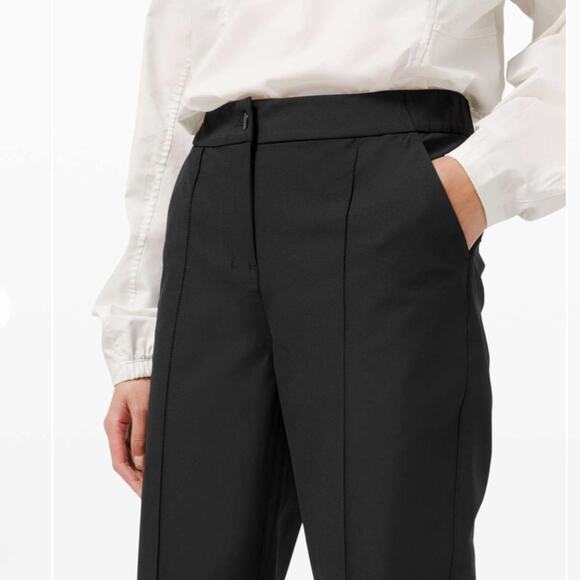 Lululemon high rise pin tuck jogger pants black 29 - Picture 2 of 11